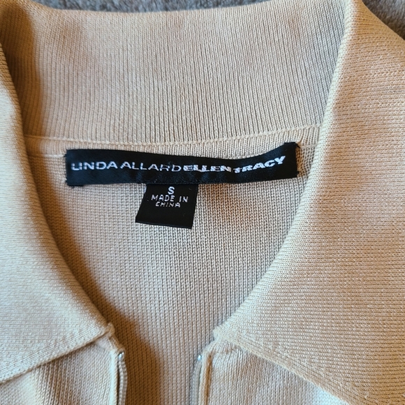 Ellen Tracy silk blend zip cardigan Small - Picture 7 of 9